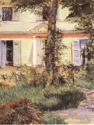 Edouard Manet House at Rueil oil painting reproduction